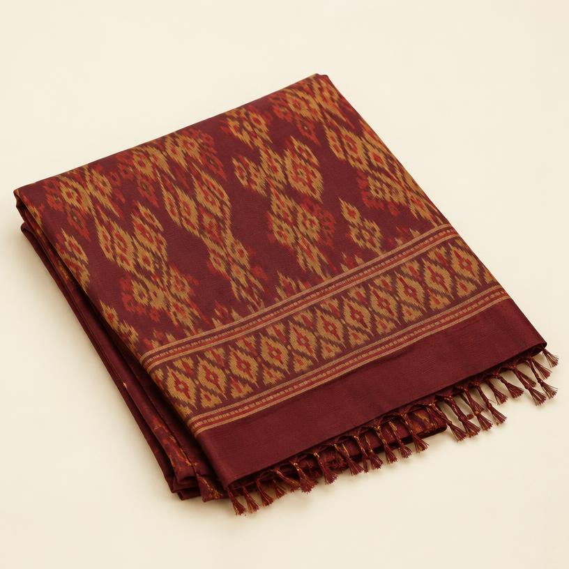 Hand-woven Hol Silk Scarf